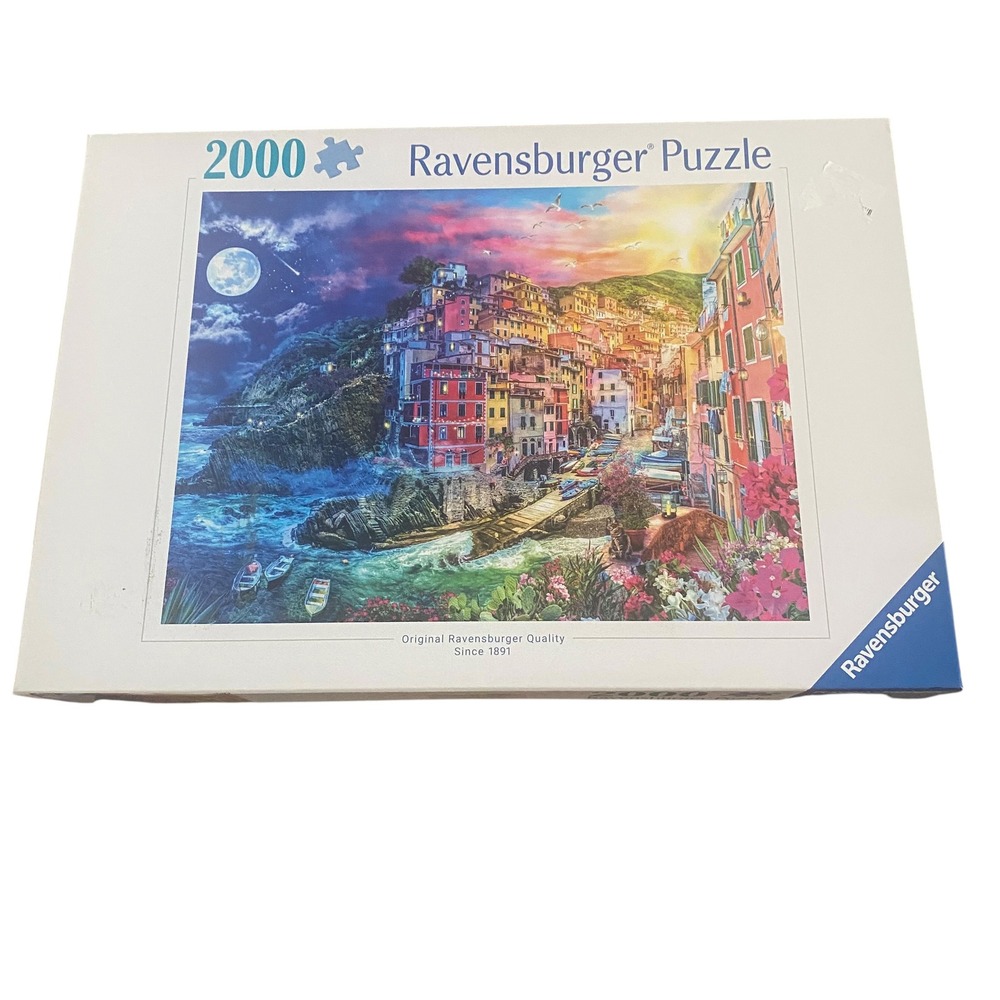 Ravensburger 2000 Piece Puzzle Colorful Cinque Terre Italy Landscape 120008033